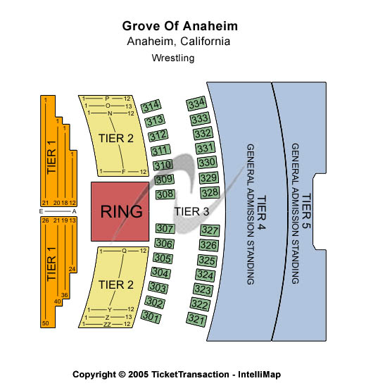 National Grove Anaheim Seating Chart