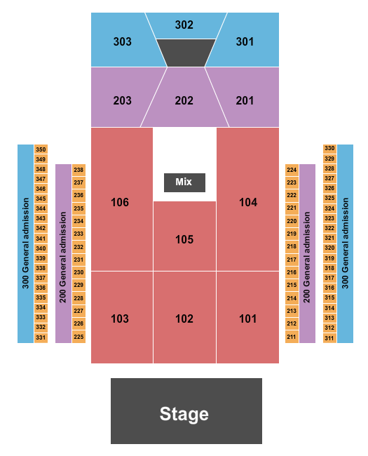 Blue October 713 Music Hall Seating Chart