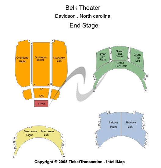 Blumenthal Performing Arts Seating Chart