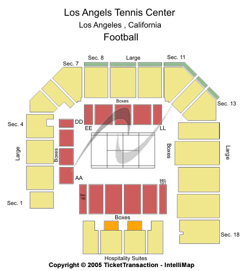Los Angeles Tennis Center Seating Chart