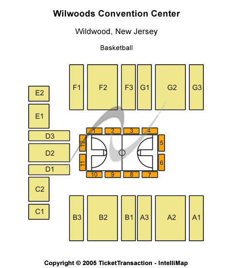 Wildwoods Convention Center Seating Chart