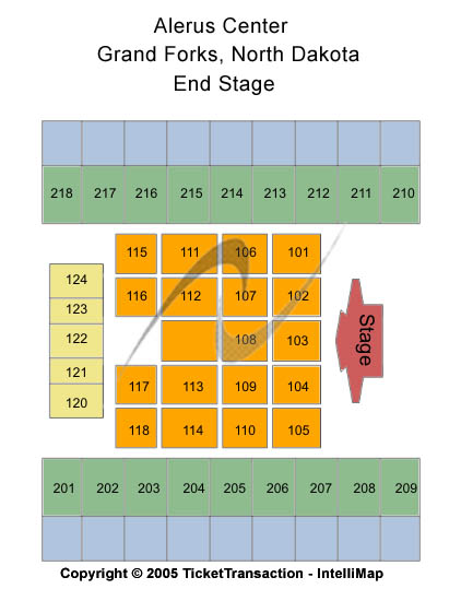 Alerus Center Seating Chart