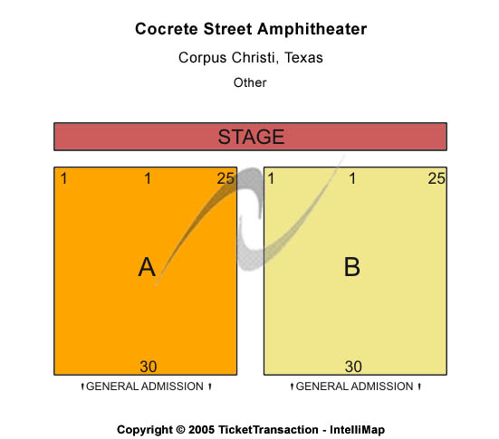 Old Concrete Street Amphitheater Seating Chart