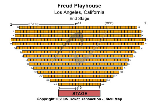 Freud Playhouse Seating Chart