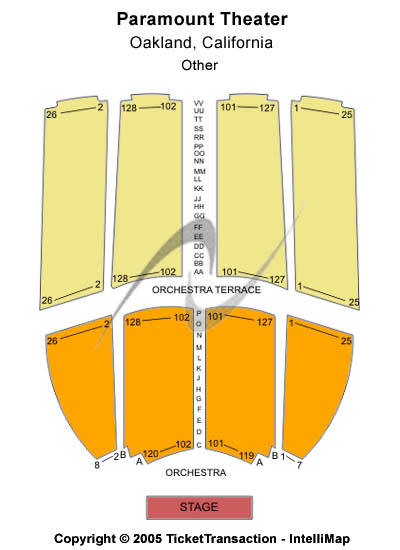Tyler Perry Tickets Seating Chart Paramount Theatre Other