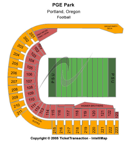 Pge Park Seating Map