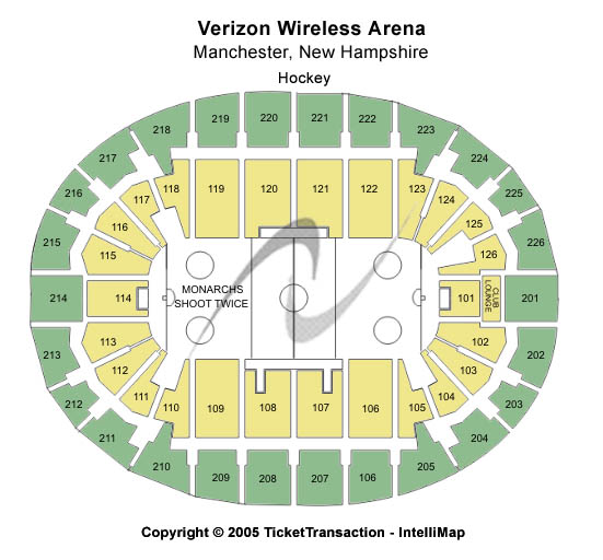 Disney On Ice Tickets Seating Chart SNHU Arena Hockey