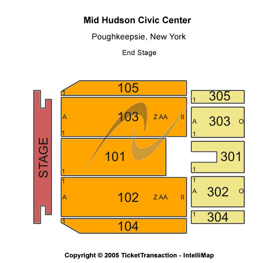 Mid Hudson Civic Center Seating Chart