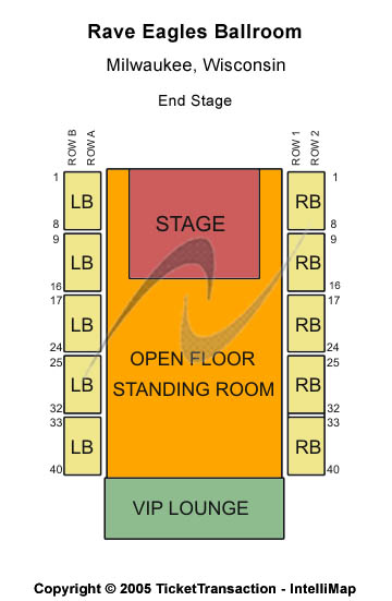 Wisconsin Concert Tickets | Seating Chart | Eagles Ballroom