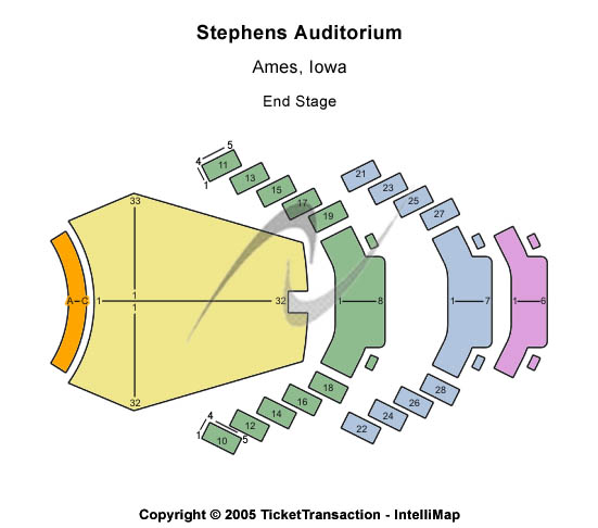 Stephens Auditorium Seating Chart