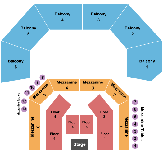 ACL Live At The Moody Theater Seating Chart: Endstage 3