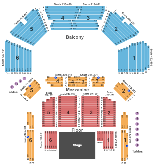 Gregory Gym Volleyball Seating Chart