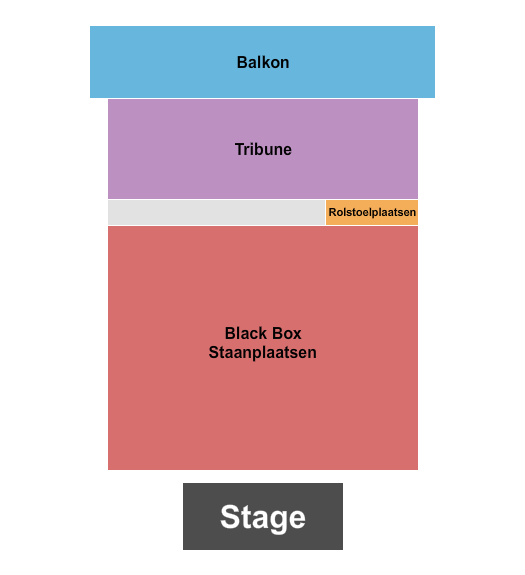 AFAS Live Seating Chart: Endstage