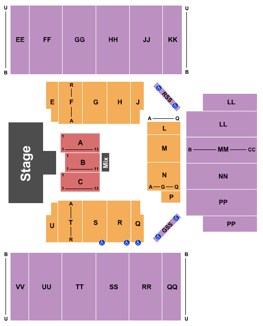 First National Bank Arena Seating Chart: Sesame Street Live