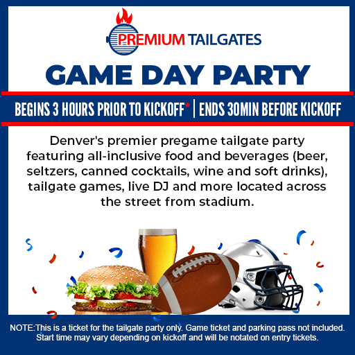 Premium Tailgate Tent - Denver Seating Chart: Tailgate