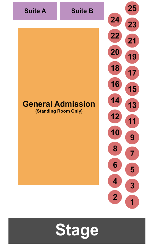 AM/FM - Backyard Seating Chart: GA/Tables/Suites 3