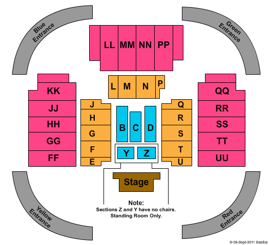 Arkansas State University Convocation Center Seating Chart