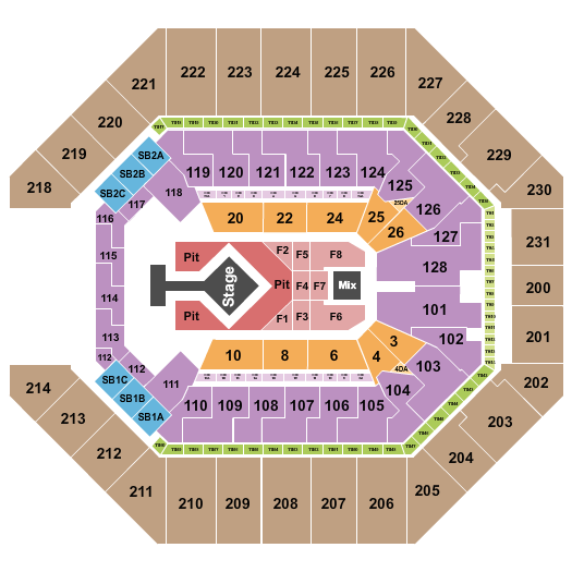 Frost Bank Center Seating Chart: Blink 182