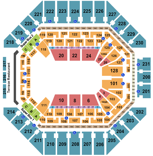 Frost Bank Center Seating Chart: PBR