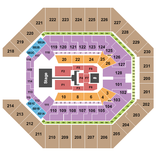 Frost Bank Center Seating Chart: TobyMac