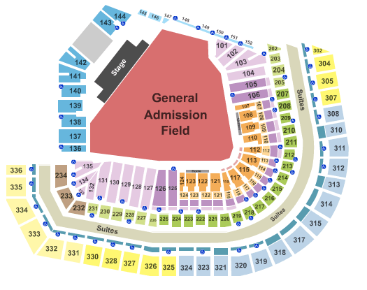 Oracle Park Seating Charts 