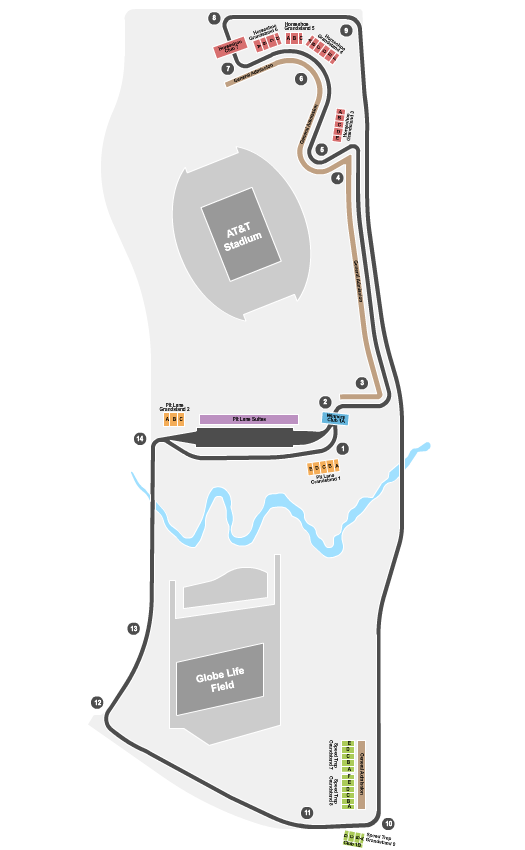 AT&T Stadium Seating Chart: Indycar