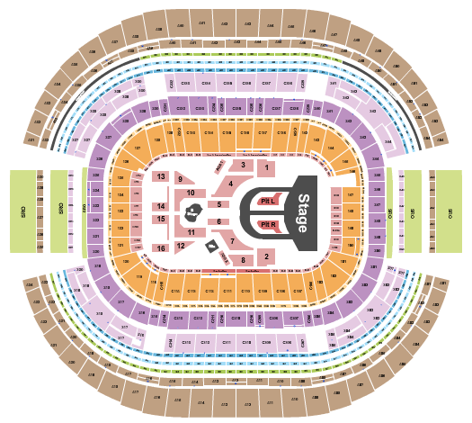 AT&T Stadium Seating Chart: Karol G
