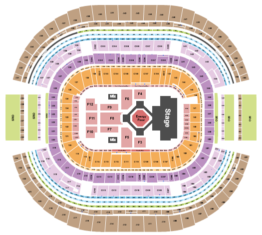 AT&T Stadium Seating Chart: Kendrick Lamar