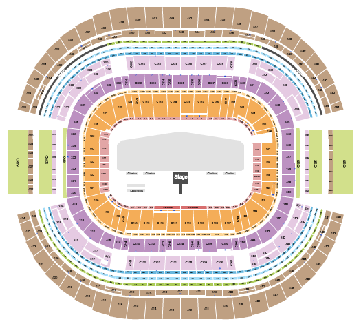 AT&T Stadium Seating Chart: PBR 4