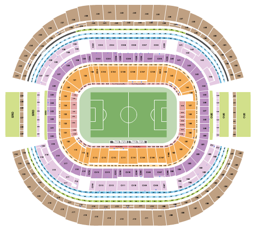 AT&T Stadium Seating Chart: Soccer 2