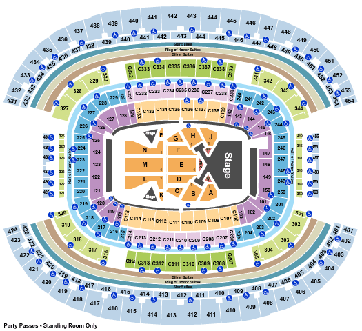 Taylor Swift Tickets | Seating Chart | AT&T Stadium | Taylor ...