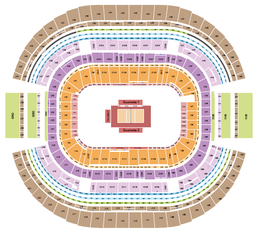 AT&T Stadium Seating Chart: Volleyball