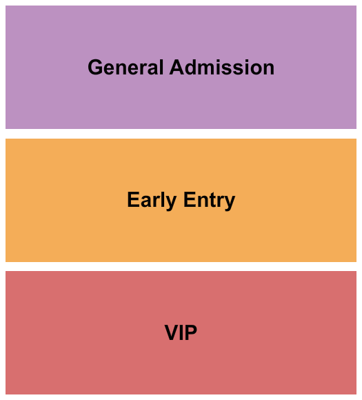 Abba's House Seating Chart: VIP/Early Entry/GA