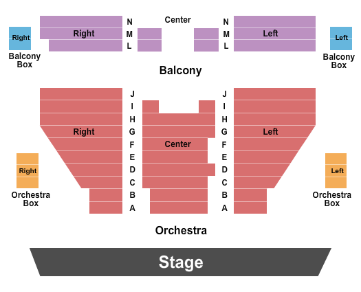 Abbeville Opera House Seating Chart: Endstage
