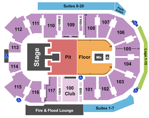Abbotsford Centre Seating Chart: Bailey Zimmerman