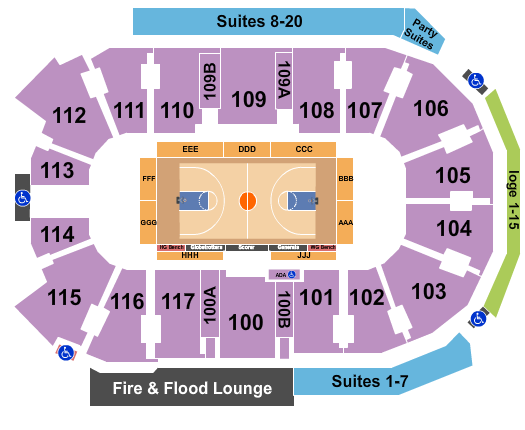 Abbotsford Centre Seating Chart: Harlem Globetrotters