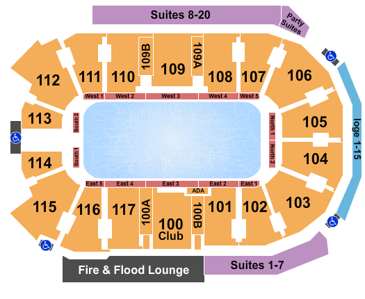 Abbotsford Centre Seating Chart: Stars On Ice 2