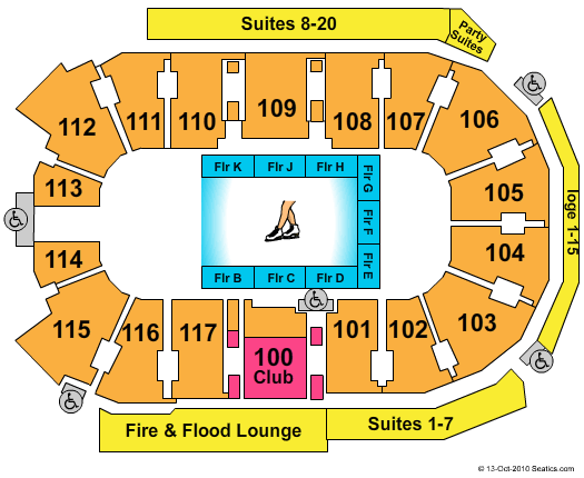 Abbotsford Arena Seating Chart