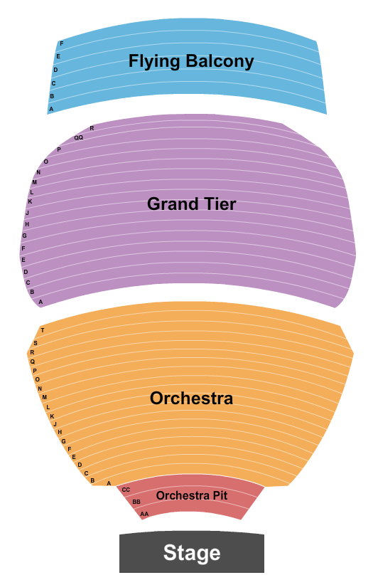 Abraham Chavez Theatre Seating Chart: Endstage Pit