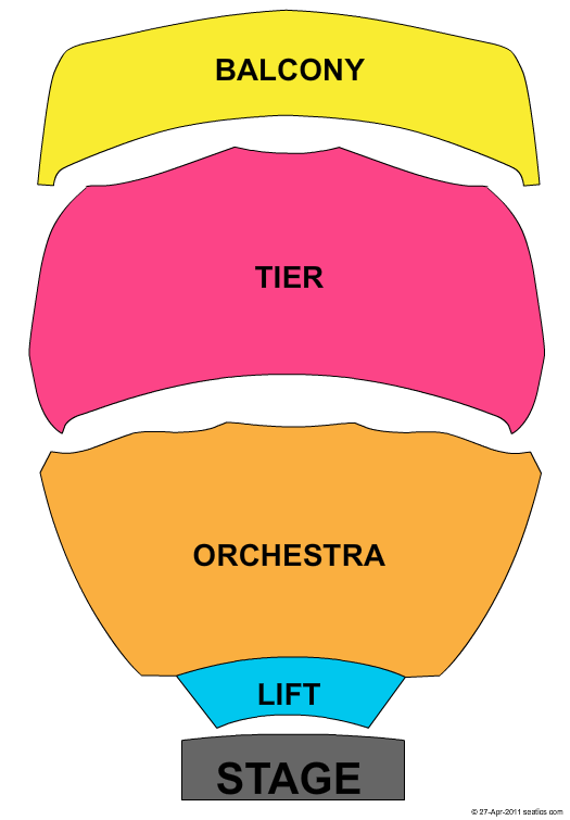 Dodge Theater Seating