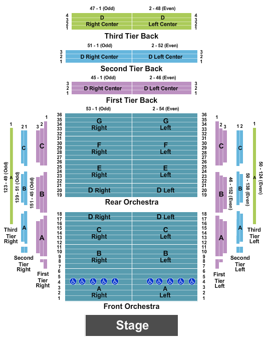 Abravanel Hall Seating Chart: Endstage 2