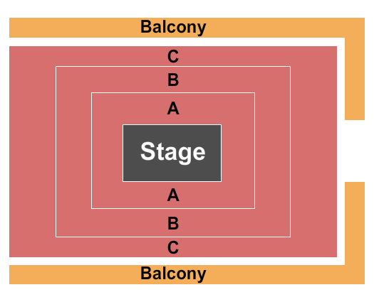 Acacia Room at Masonic Temple Theatre Seating Chart: Candlelight