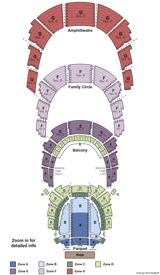 Academy Of Music Seating Chart