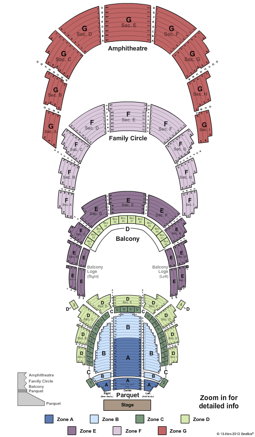 Academy Of Music Seating Chart