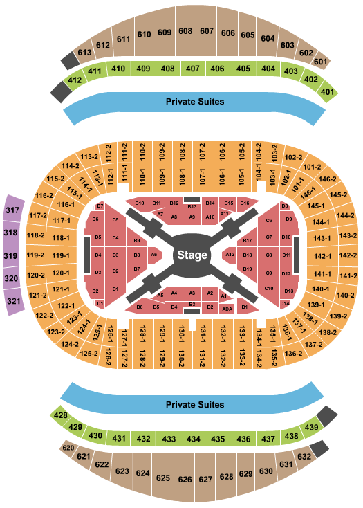 Accor Stadium Seating Chart: BTS