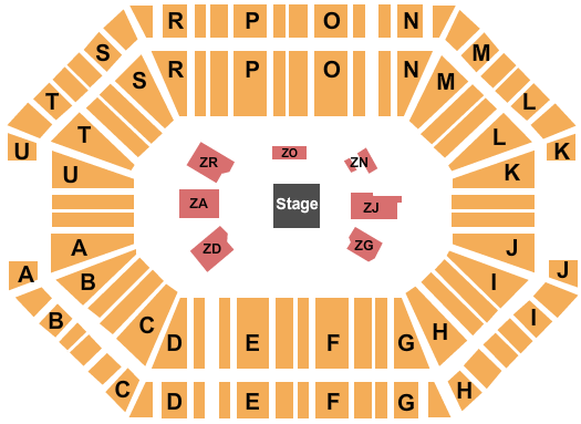 Accor Arena Seating Chart: UFC 2