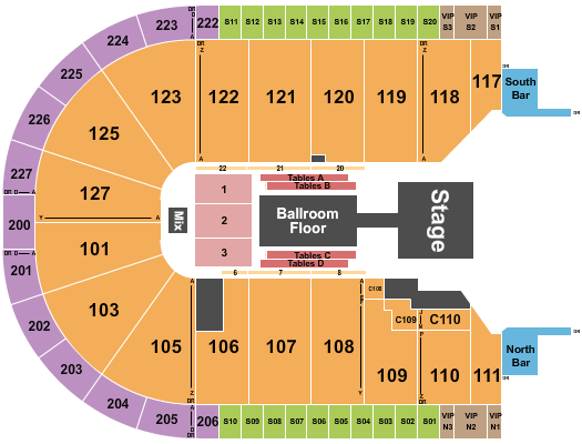 Acrisure Arena Seating Chart: DWTS Con