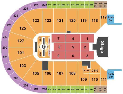 Acrisure Arena Seating Chart: Justin Timberlake