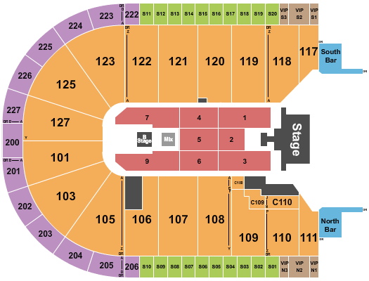 Acrisure Arena Seating Chart: Mana