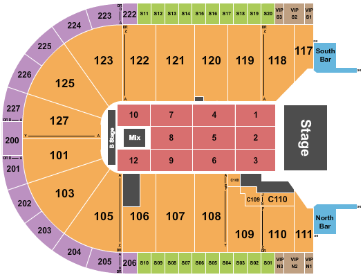 Acrisure Arena Seating Chart: Ricardo Arjona